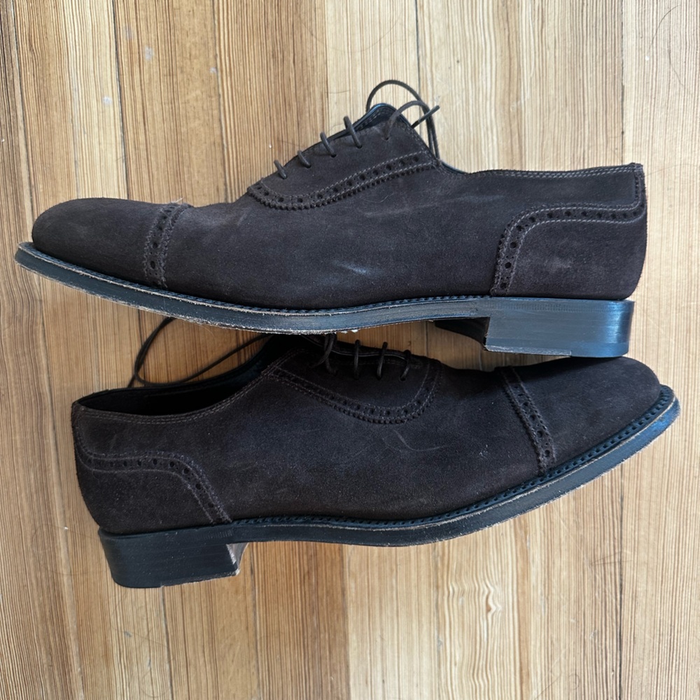 To Boot New York, men’s brown suede shoes, size 11.5